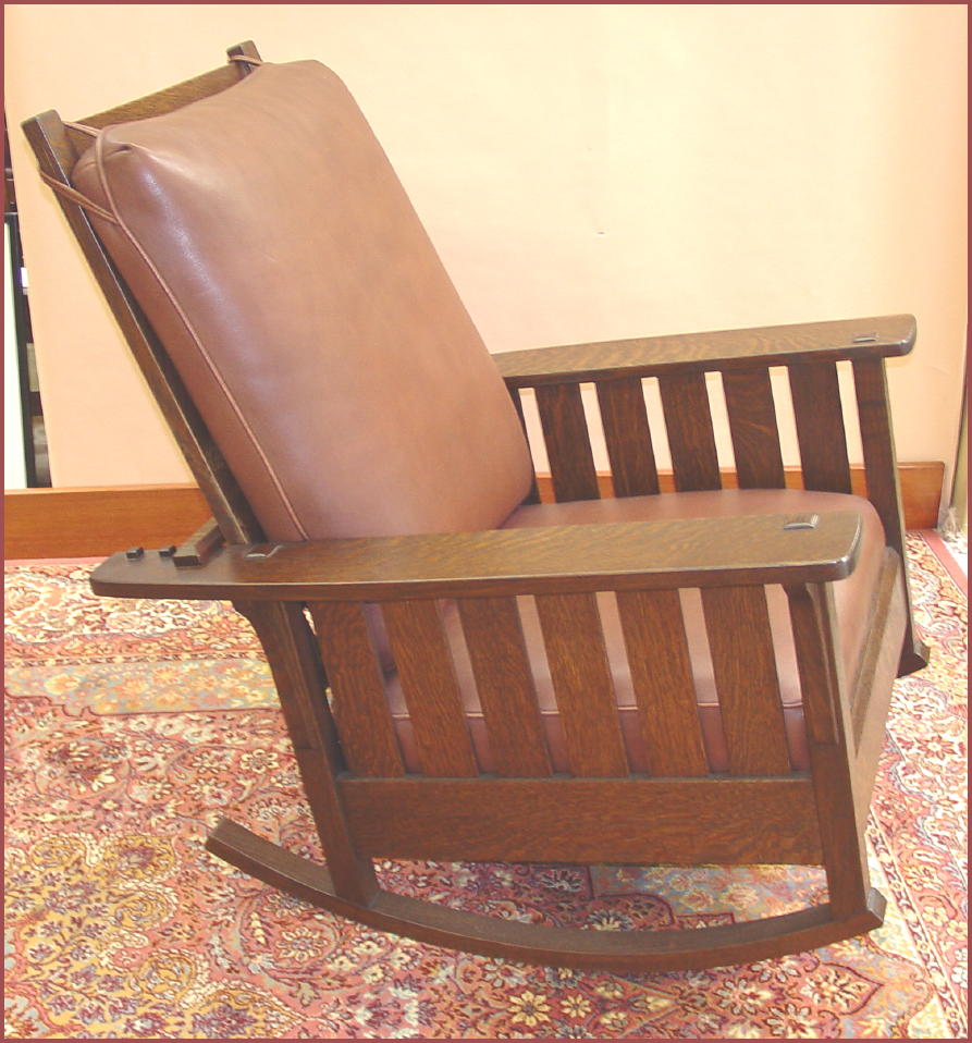 antique morris rocker recliner